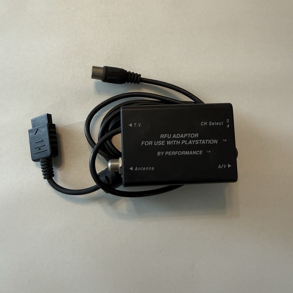 RFU ADAPTER For Use With Sony PlayStation By Performance